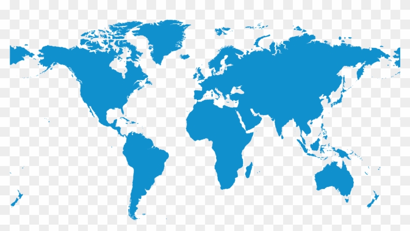 Transparent Png, - Map Of The World Ai Clipart