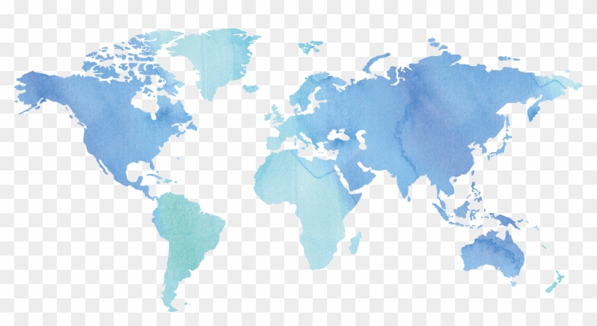 World Map Transparent Image - Bni World Map Png Clipart