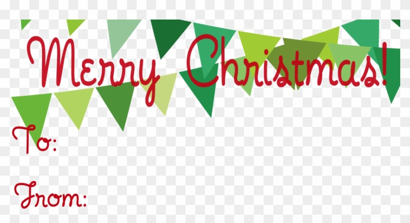 Merry Christmas Png Photo - Christmas Gift Tag Design Template Clipart