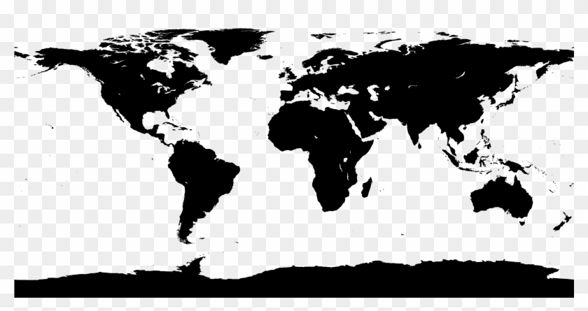 Download Png Image Report - World Map Solid Clipart