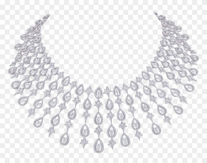 On Davis - Nirav Modi Diamond Necklace Clipart