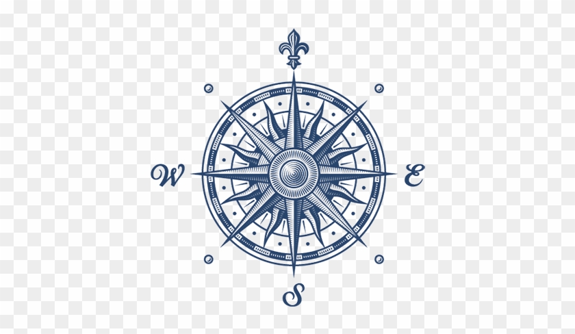 Compass - Vintage Compass Clipart