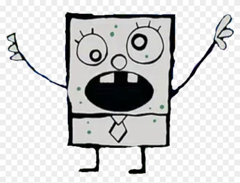 Sponges Drawing Spongebob Squarepants Character - Doodlebob Png Clipart