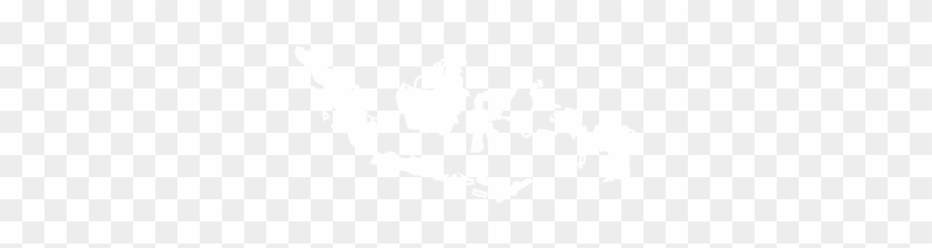 World Map Indonesia - Johns Hopkins Logo White Clipart #592562