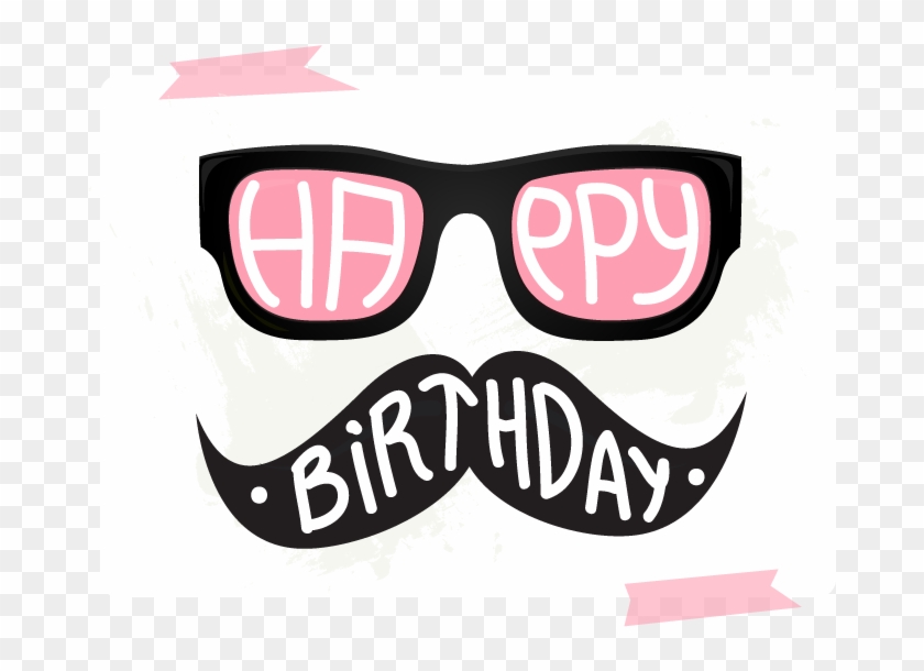 Beard Vector Wish Greeting To Birthday Cake Clipart - Png Download #592651