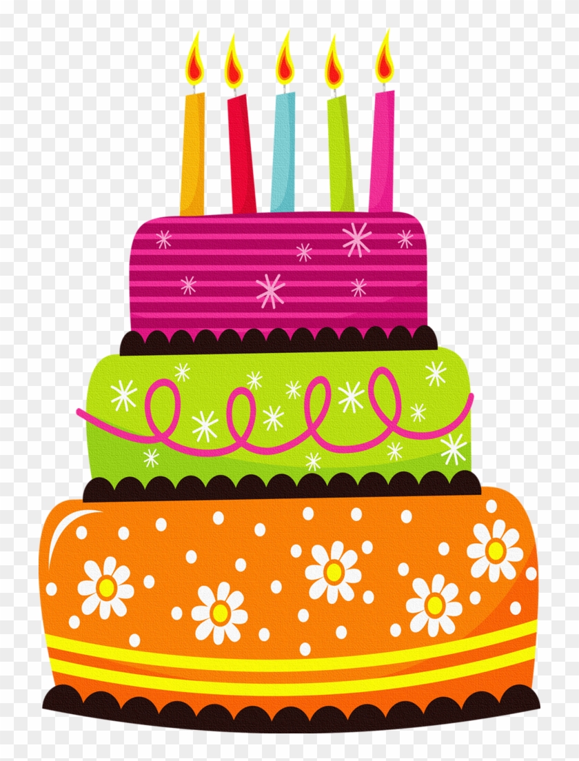 Cat Clipart Birthday Cake - Dios Te Bendiga Feliz Cumpleaños - Png Download