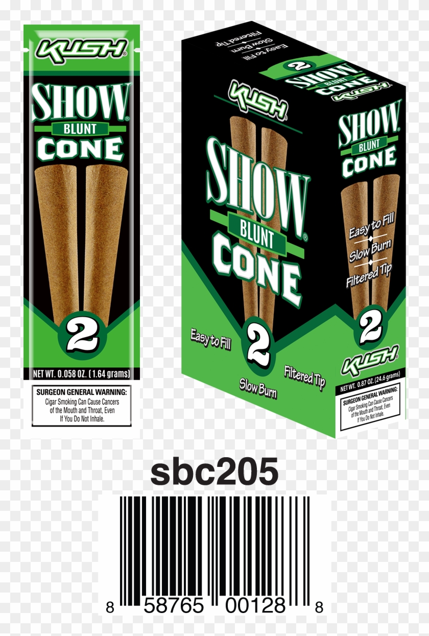 Show Blunt Cones 2ct X 15pouches Kush Clipart