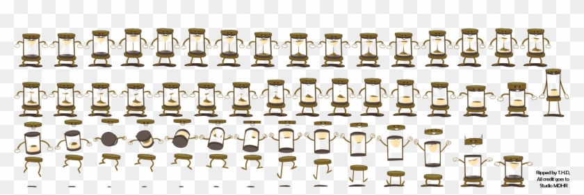 Png Black And White Stock Pc Cuphead Don T Deal With - Cuphead Sprites Clipart #593043
