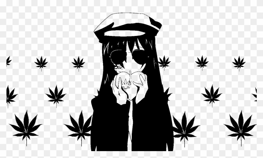 Smoking Blunt Png Download - Imagenes De La Marihuana Animes Clipart #593225