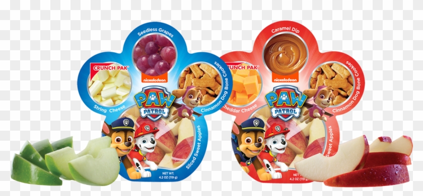 Paw Patrol Snack Trays - Crunch Pak Paw Patrol Clipart #593399