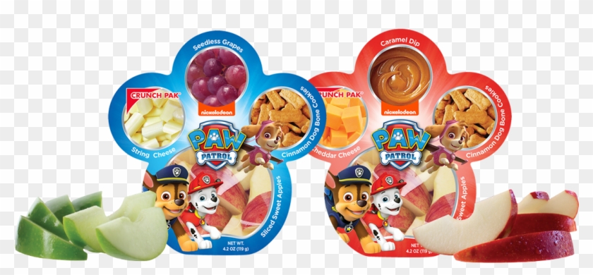 Paw Patrol Snack Trays - Crunch Pak Paw Patrol Clipart #593399