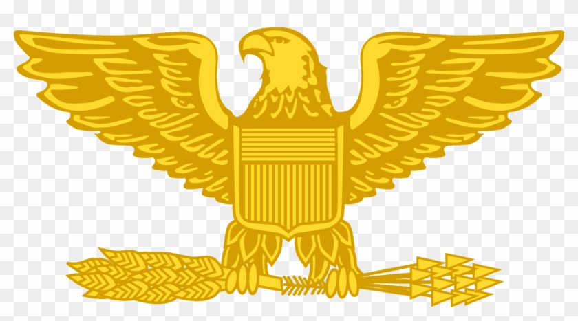 Golden Eagle Png - Colonel Army Insignia Clipart