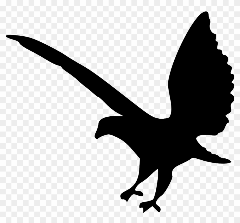 Eagle Silhouette - Silhouette Eagle Clipart - Png Download