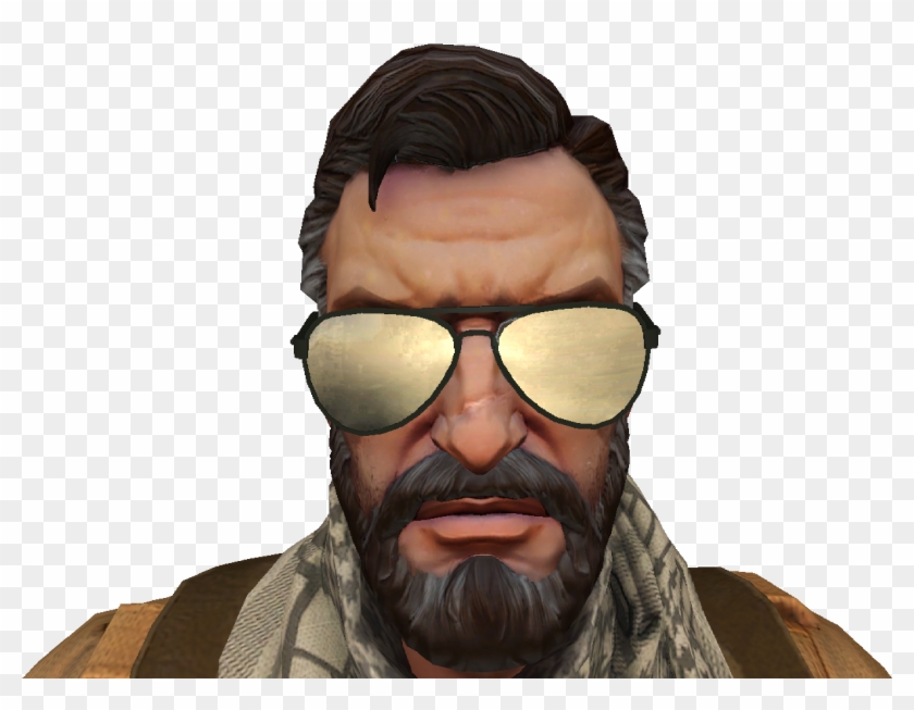 Terrorist Beard Png - Cs Go Terrorist Head Png Clipart #594117