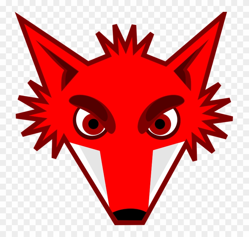 Fox Eyes Png Transparent Image - Cartoon Fox Face Png Clipart #594174