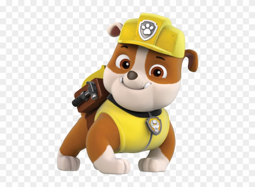 Paw Patrol - Rubble Paw Patrol Png Clipart