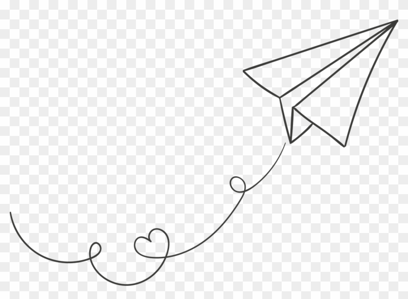 White Paper Plane - Paper Plane Transparent Background Clipart #594871