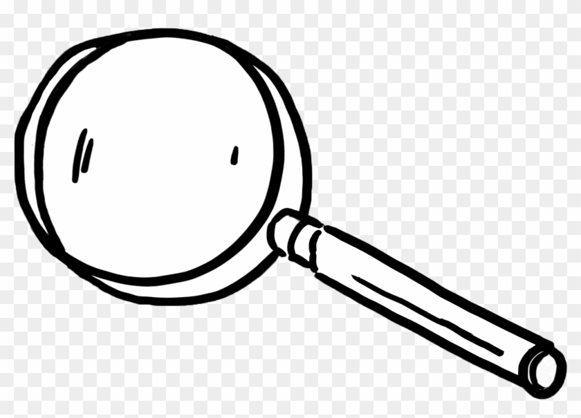 Magnifying-glass - Line Art Clipart #594931