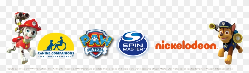 Pawpatrol Logos - 2017 Spin Master Paw Productions Inc Viacom Clipart
