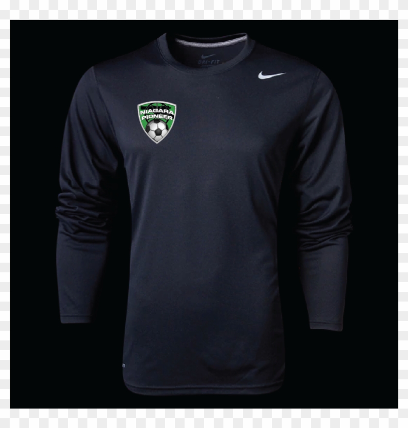 Nike Long Sleeve W/ Pioneer Logo - Long-sleeved T-shirt Clipart #595240