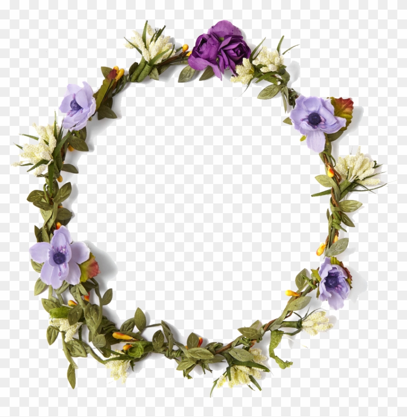 Purple Flower Crown Transparent - Topienie Marzanny Kubasiewicz Clipart #595356