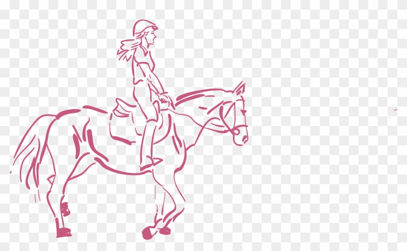 This Free Icons Png Design Of Girl Riding A Horse Clipart #595486
