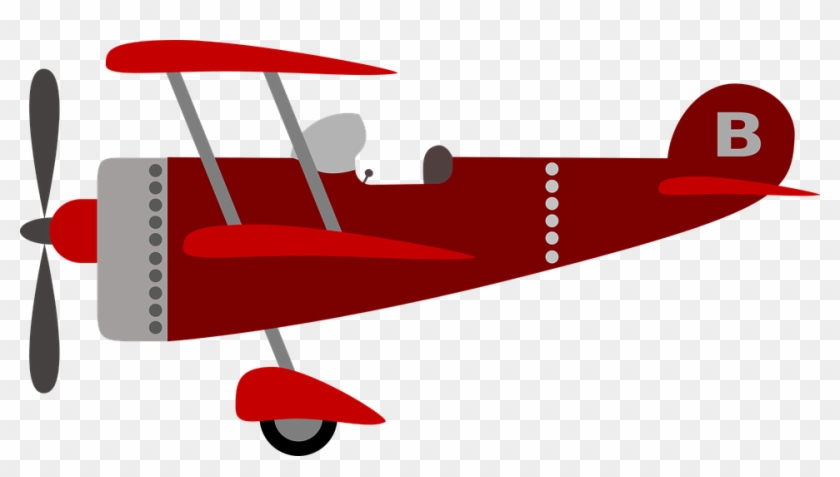 Childrenu0027s Plane Red Kids Plane Child Airplane - Vintage Airplane Png Clipart