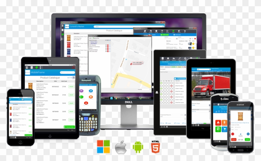 Cross-platform Mobile Apps For Ios, Android, Windows - Mobile Software Photo Png Clipart #595855