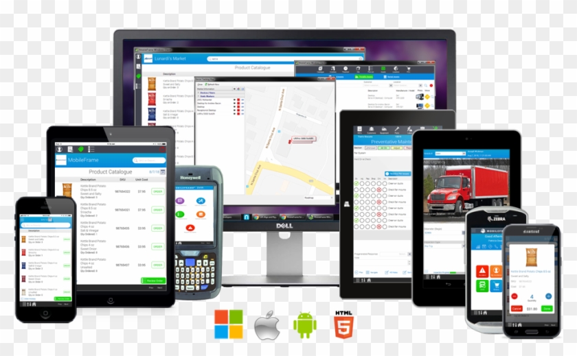 Cross-platform Mobile Apps For Ios, Android, Windows - Mobile Software Photo Png Clipart