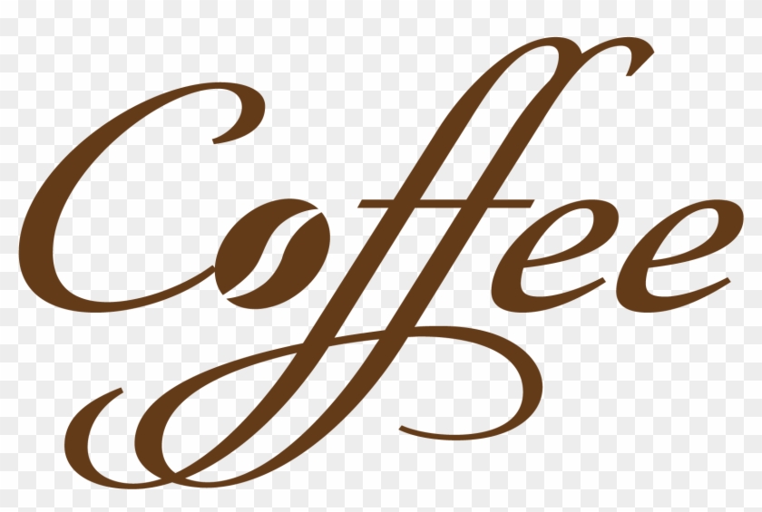 Cursiv Coffee Decorative Text Png - Coffee Time Text Png Clipart #596237
