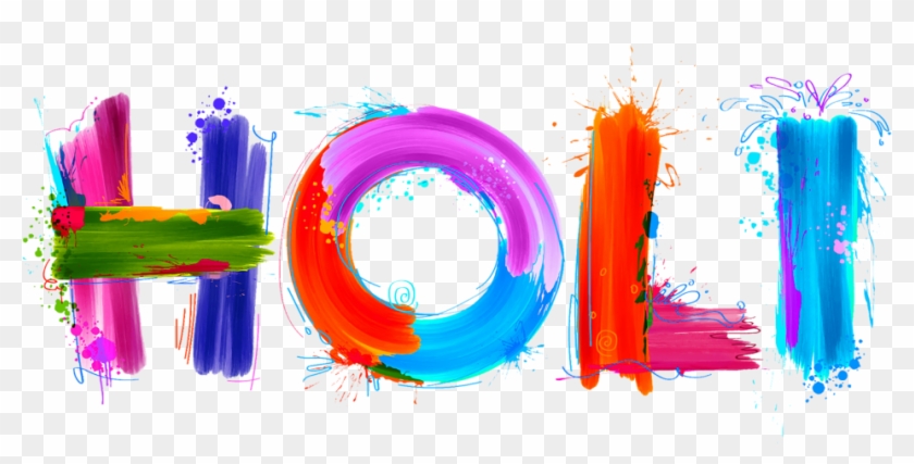 Holi Png Free Download - Happy Holi Png Text Clipart