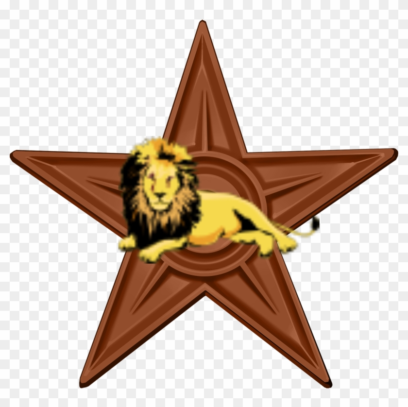 Original Barnstar Lion - Barnstar Clipart #596395