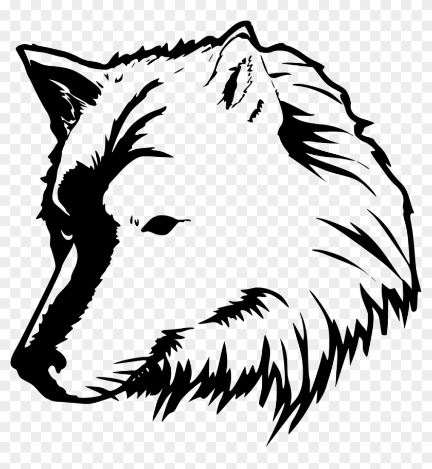 Png File - Contour Drawing Wolf Clipart #596648