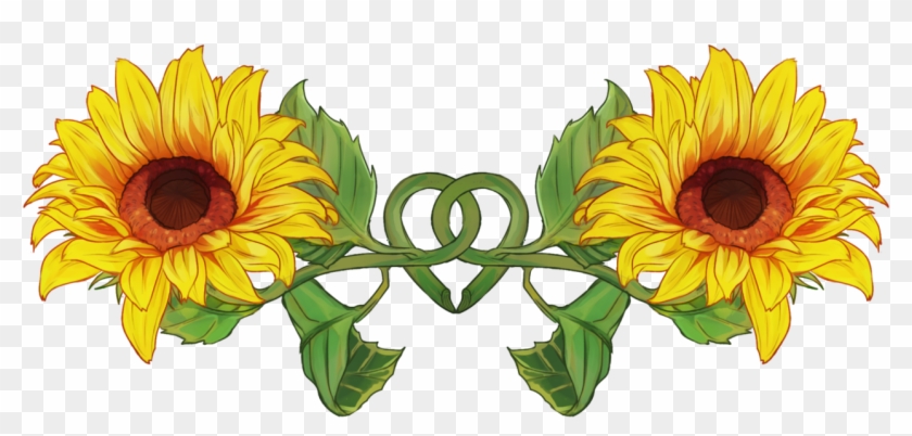 Sunflower // Warmth, Happiness, Adoration, Longevity - Sunflower Clipart