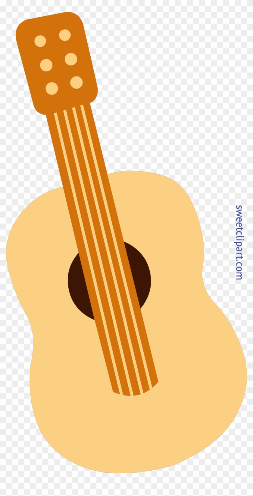 Girl Clipart Guitar - Guitar Cute Png Transparent Png #597101