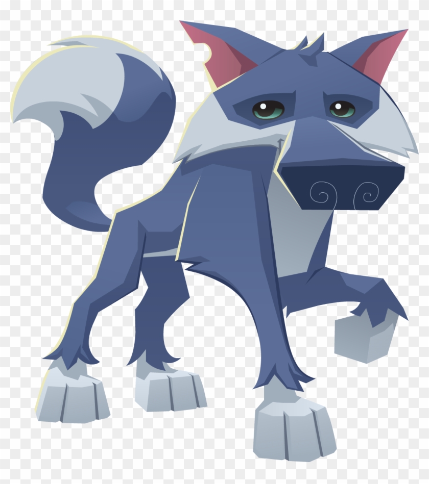 White Wolf Clipart Clear Background - Animal Jam Wolf Howling - Png Download