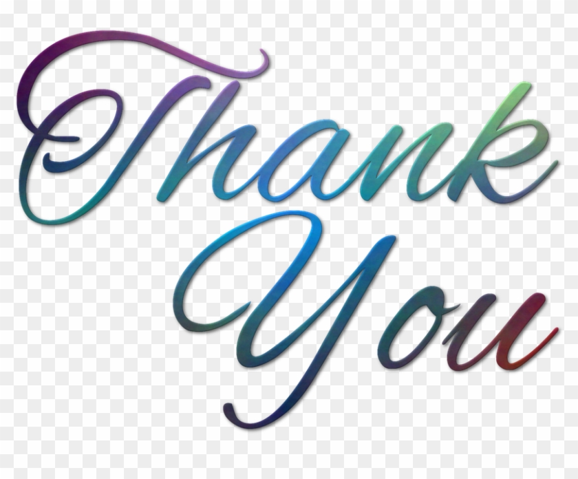 Thank You Png - Thank You Text Clipart #597334