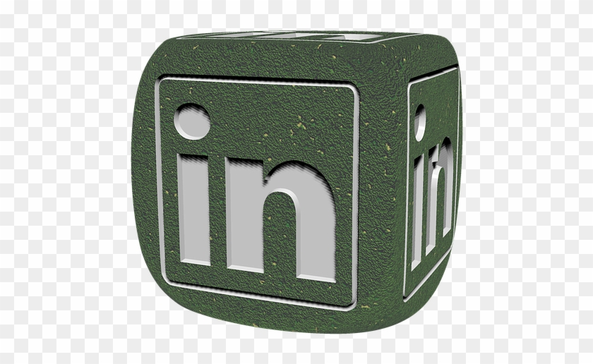 Linkedin, Socialmedia, Social Network, Jobs, Cube - Plastic Clipart