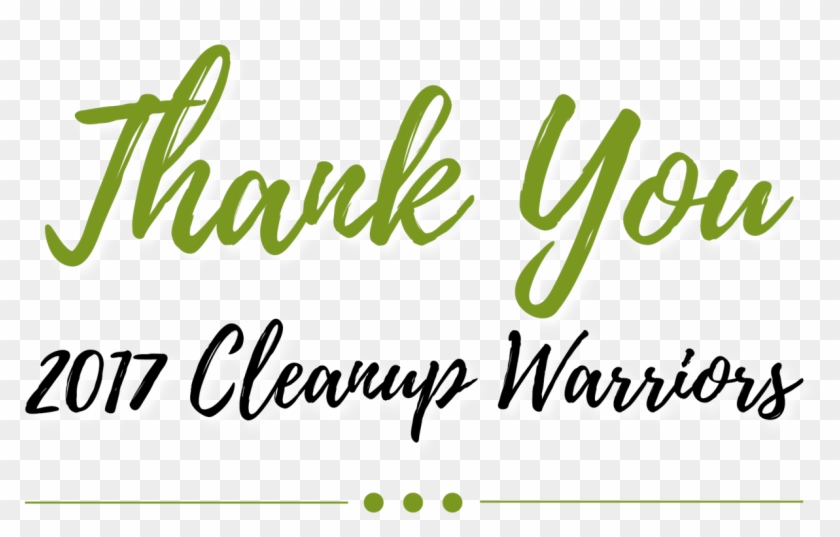 2017 Thank You - Calligraphy Clipart #598235