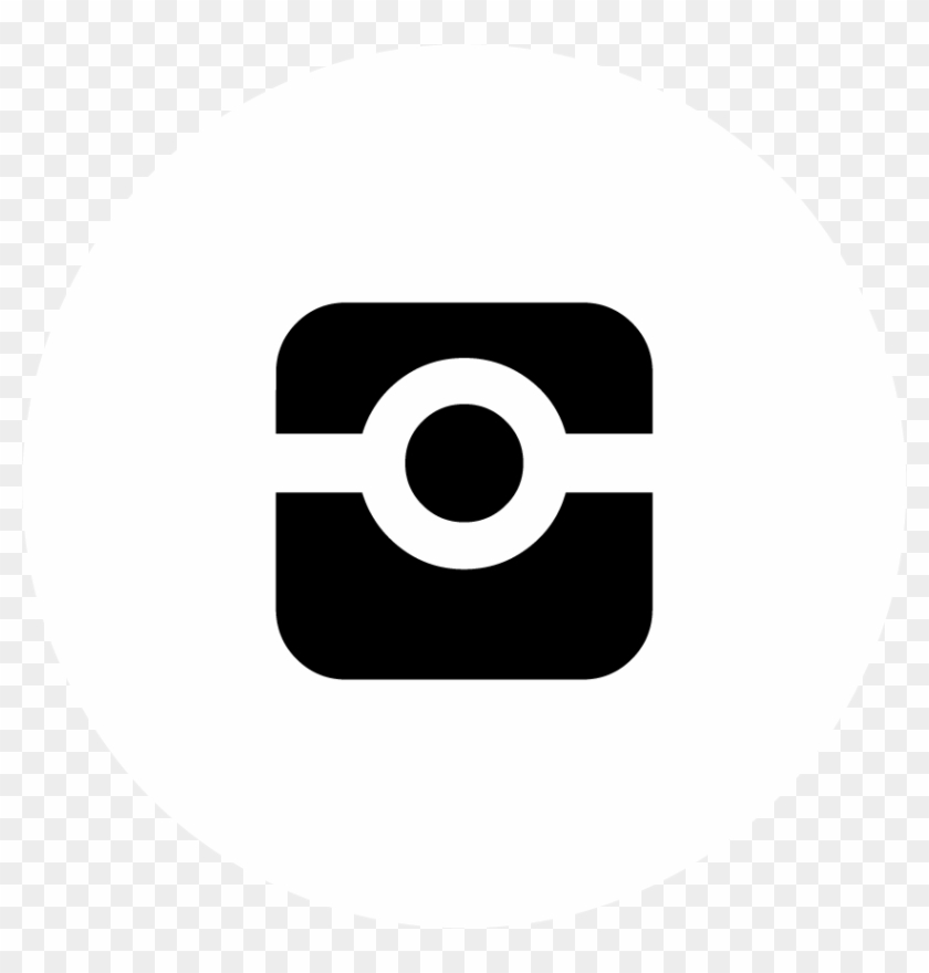 Logo Instagram Nero Png - Instagram Png White Rotondo Clipart