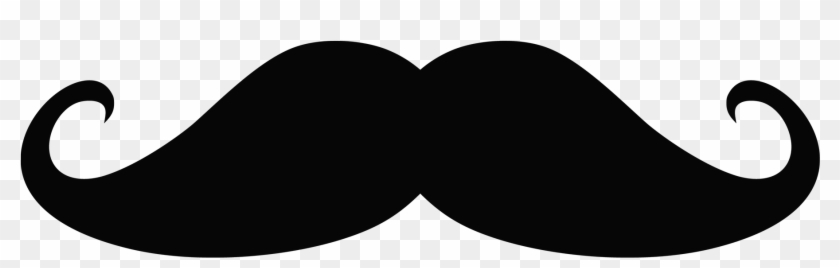 French Mustache Cut Out Clipart