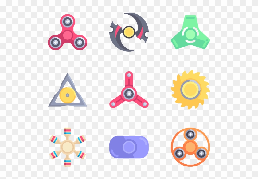 Fidget Spinner - Spinners Icon Clipart #598597