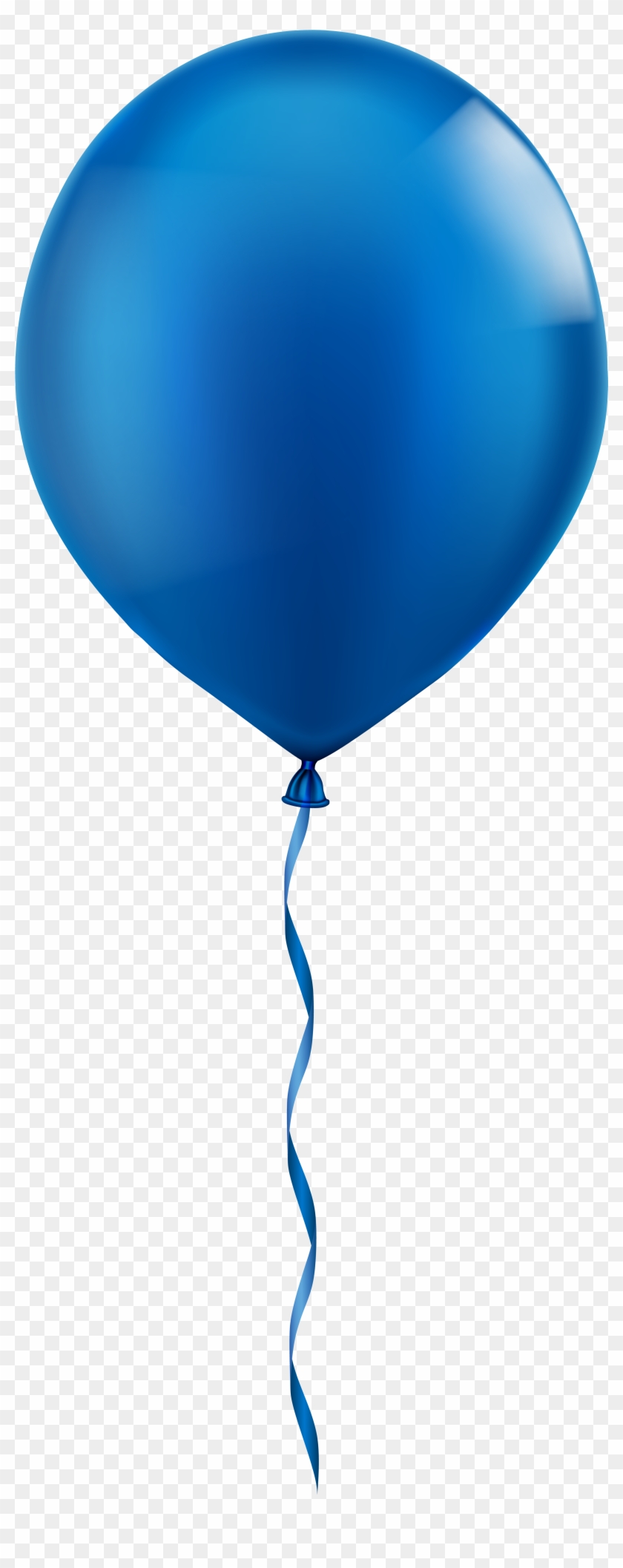 Single Blue Balloon Png Clip Art Image - Clip Art Blue Balloon Transparent Png