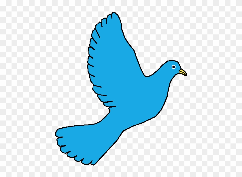 Peace Dove-blue - Blue Dove Clipart