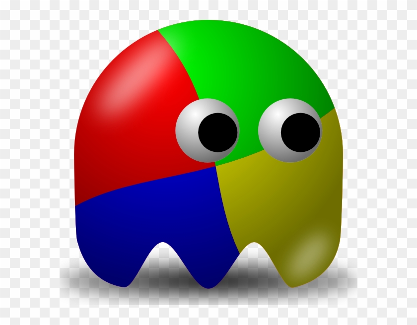 Pcman Game Ghost Svg Clip Arts 600 X 575 Px - Png Download