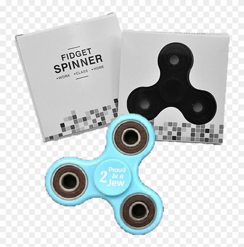 Proud 2 Be A Jew Fidget Hand Spinner Box Light Blue - Tool Clipart