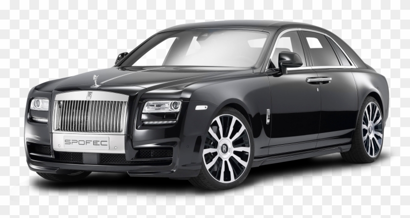 Download Rolls Royce Ghost Black Car Png Image - Rolls Royce Phantom Png Clipart #599081
