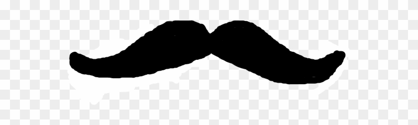Clipart Mustache - Mustache And Beard Outline - Png Download