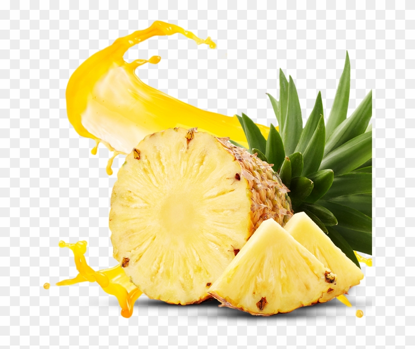 44 - Pineapple Juice Splash Png Clipart #599565