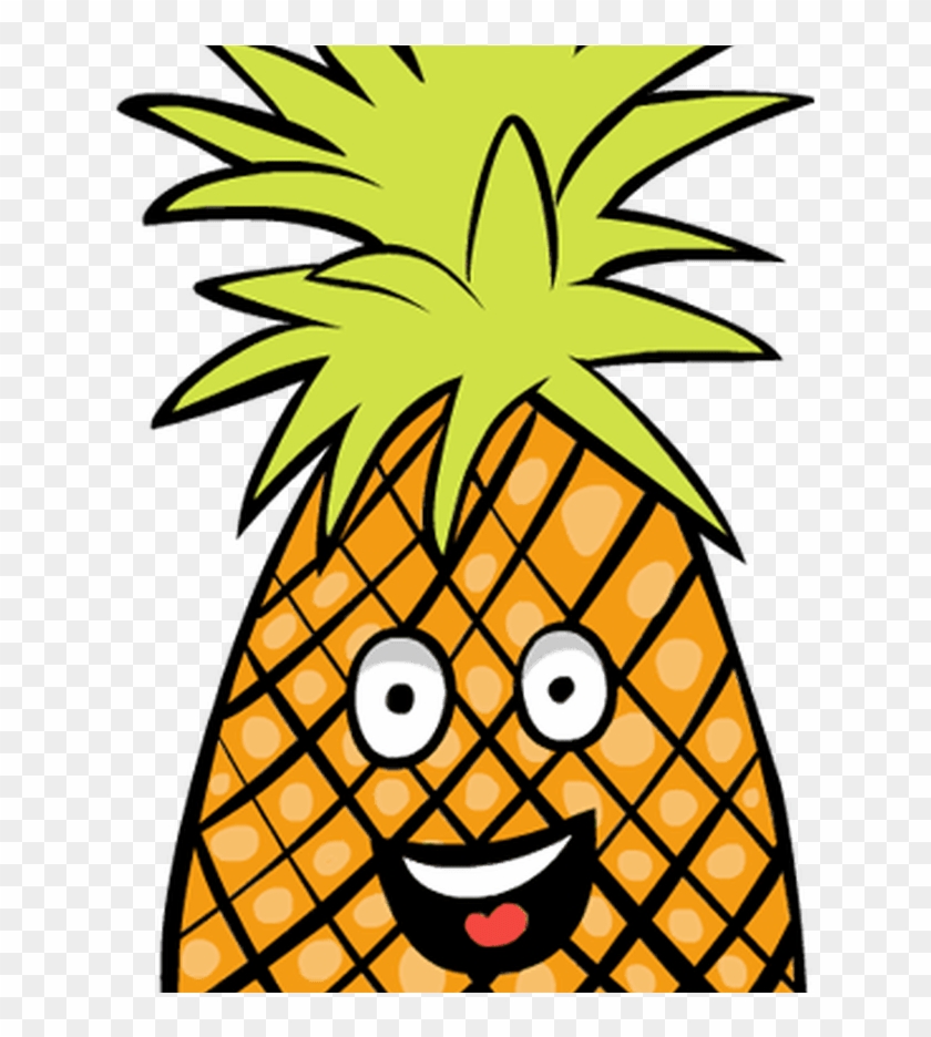Clipart Pineapple Pineapple Fruit Clip Art - Cartoon Fruit Clipart Png Transparent Png